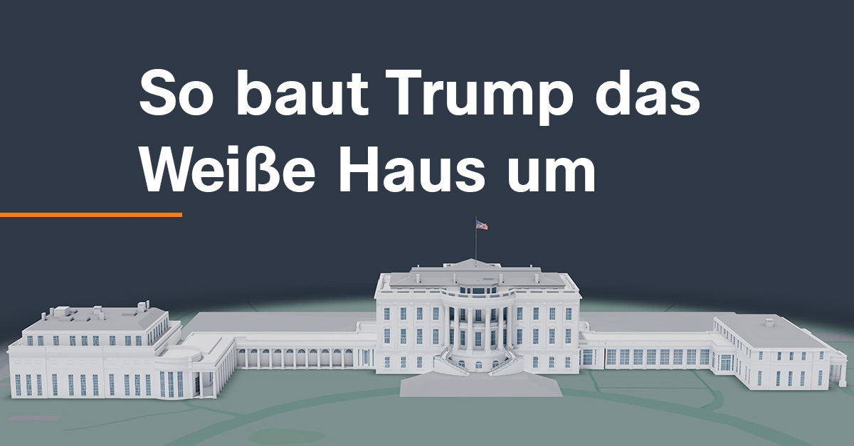 How Trump is remodeling the White House - an interactive 3D story